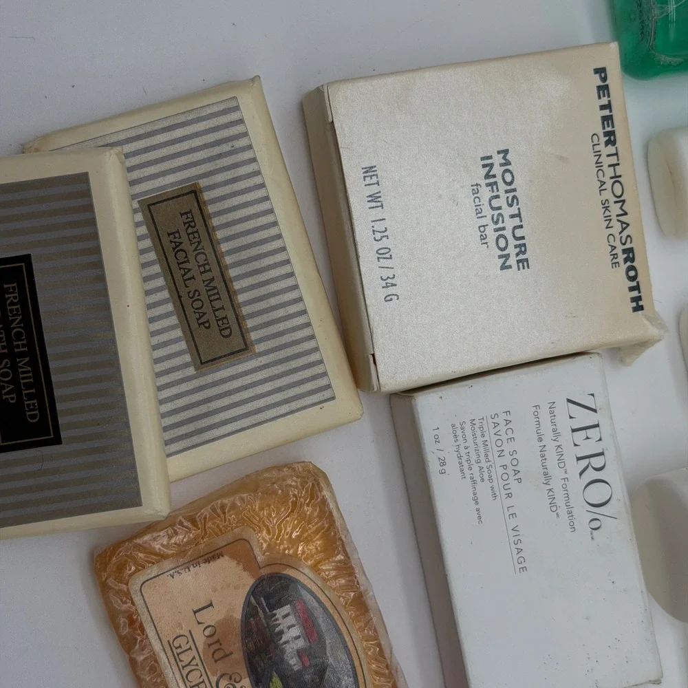 Luxury Hotel Amenity Lot Aveda Neutrogena Peter Thomas Roth Lather Soaps Lotion